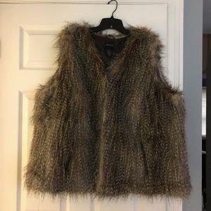 Coyote Faux Fur Vest